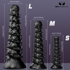 SMT1608 - Dương vật giả khủng có bi bao quanh đường kính 10cm