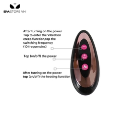 SMT1627 - Dương vật giả silicon có gai mềm điều khiển xa dài 22cm