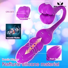 SMT2857 - Trứng rung 2 đầu silicon có 10 chế độ sạc điện có 10 chế độ