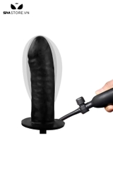 SMT1885 - Anal pump đầu dương vật giả có 5 chế độ rung dài 16cm