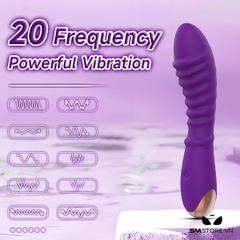 SMT2797 - Máy rung xoay đầu dương vật vân ngang dài 18cm