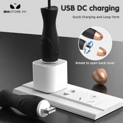 SMT2179 - Sounding que rung niệu đạo silicon dài 23.5cm sạc điện