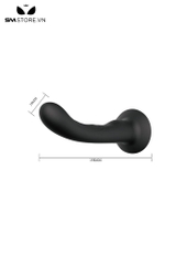 SMT923 - Dương vật giả silicon dài 15.8cm có dây đeo màu đen