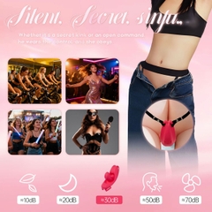 SMT2379 - Quần lót rung lưỡi liếm có 9 chế độ điều khiển qua APP dài 88mm