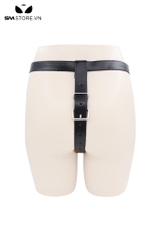 SMT1616 - Dương vật giả silicon có quần dài đính đinh tán có 2 size