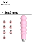 SMT1372 - Trứng rung cực mạnh mini bằng silicon có 7 tần số chống nước