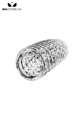 SMT711 - Cốc thủ dâm 2 đầu trong suốt bằng silicon nhiều gai kích thích