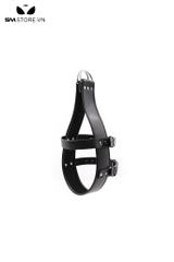 SMT587 - Bộ cố định tư thế khóa đầu da Pu dài 63cm màu đen