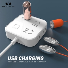 SMT1550 - Trứng rung silicon 2 đầu có 9 tần số sạc điện chống nước