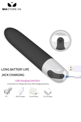 SMT2553 - Trứng rung mini có 10 chế độ sạc điện dài 9.2cm