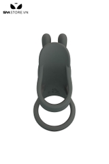 SMT2771 - Vòng rung tai thỏ đeo dương vật với 7 tần số dài 105mm