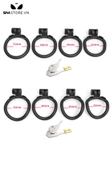 SMT2682 - Khóa dương vật bằng nhựa có 2 lỗ thoáng khí dài 76mm