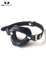 SMT030 - ball gag thiết kế hình miệng với đai màu đen - đồ chơi SM