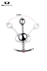 SMT2506 - Anal bead inox cao cấp không gỉ gồm chuỗi hạt có 3 size