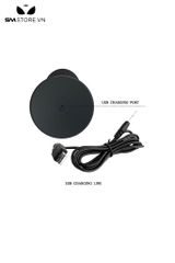 SMT972 - Máy rung hậu môn silicon điều khiển từ xa sạc USB dài 110mm
