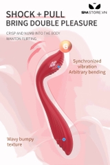 SMT2816 - Máy rung thanh cong có 9 chế độ sạc điện dài 187mm