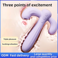 SMT1502 - Máy rung silicon 3 đầu Svakom ngụy trang cây xương rồng