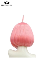 SMP159 - Tóc giả cosplay học sinh Nhật Bản ngắn ngang cổ màu hồng