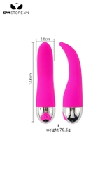 SMT2288 - Máy rung hình lưỡi liếm hồng có 12 tần số dài 13.8cm