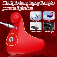 SMT2606 - Vòng rung đeo dương vật có 10 chế độ dài 4cm sạc điện