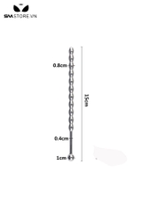 SMT432 - Souding que nong niệu đạo inox hình xoắn ốc dài 15cm