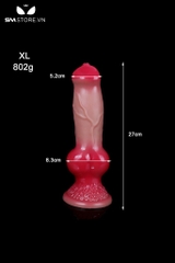 SMT1217 - Dương vật giả đỏ silicon uốn dẻo được có 4 kích cỡ