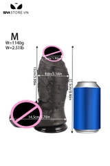 SMT2872 - Dương vật giả khổng lồ có bìu và gân nổi đa kích cỡ