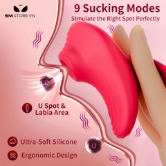 SMT2380 - Máy hút âm đạo cầm tay dài 8.3cm có 9 chế độ sạc điện