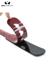 SMT256 - Roi tình yêu paddle da bóng thiết kế 2 lớp màu nâu
