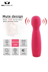 SMT2871 - Chày rung tình yêu silicon nụ hoa dài 115mm chống nước