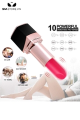 SMT557 - Máy rung ngụy trang son nhựa mini có 15 chế độ dài 95mm