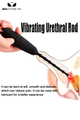 SMT2185 - Sounding niệu đạo có rung silicon mềm dài 20cm