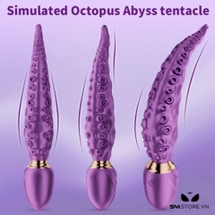 SMT1469 - Chày rung ngụy trang con bạch tuộc tím có 7 chế độ