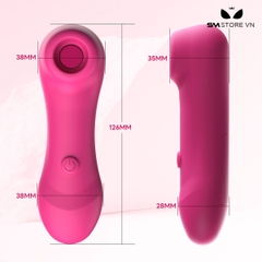 SMT2792 - Máy hút âm đạo silicon có 12 chế độ rung dài 126mm