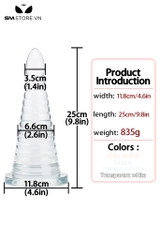 SMT2930 - Đồ chơi hậu môn anal long siêu dài 25cm hình cây thông