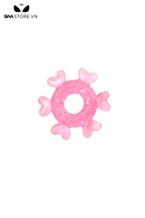 SMT2421 - Vòng đeo dương vật silicon hình trái tim dài 5.5cm