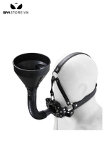 SMT228 - Khóa miệng mouth gag thiết kế dây đeo kèm ống phễu
