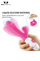 SMT2785 - Máy rung 2 đầu chất liệu silicon  có 10 tần số dài 19cm