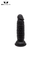 SMT128 - Dương vật giả có gai silicon mềm bẻ cong dài 13.3cm