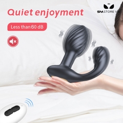 SMT2057 - Máy rung hậu môn 2 đầu điều khiển từ xa dùng sạc điện