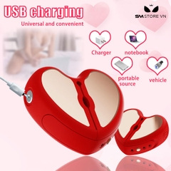 SMT1975 - Máy rung núm vú trái tim điều khiển qua APP sạc điện