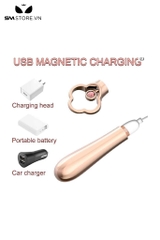 SMT514 - Máy rung với 10 chế độ massage âm đạo màu hồng dài 120mm