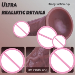 SMT2888 - Dương vật giả bắn tinh dính tường bơm tay dài 18.8cm