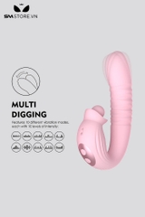 SMT1673 - Máy rung hút thụt 2 đầu với 10 chế độ xoay 360 độ