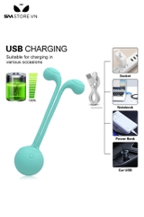 SMT2721 - Trứng rung sốc điện ngụy trang giá đỗ xanh có 10 chế độ