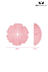 SMT2068 - Kẹp núm vú hình bông hoa có 10 chế độ rung điều khiển xa