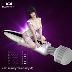 SMT2323 - Chày rung tình yêu kèm sạc dài 26cm nhiều mức rung