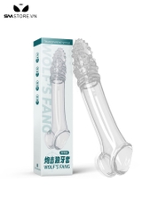 SMT1544 - Bao cao su rung silicon đầu có bi và quai đeo bìu