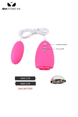 SMT1936 - Trứng rung silicon đơn có dây 10 tần số dài 5.5cm