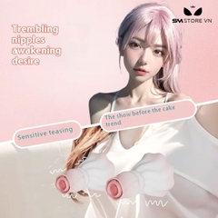 SMT1825 - Máy hút núm vú hình bông hoa có 12 chế độ rung dài 7cm